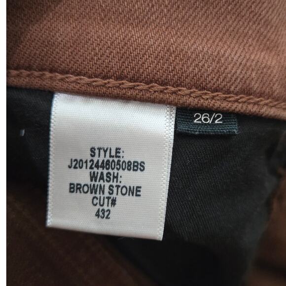 Veronica Beard Brown Maera Skinny High Rise Button Fly Jeans Women's 26 - Picture 8 of 10
